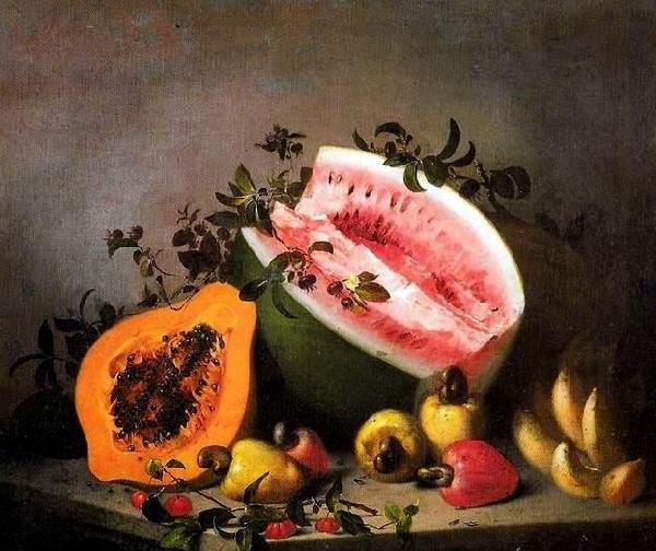  Papaya and watermelon